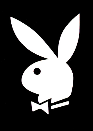 playboy bunny logo wallpaper. 2 unny logos (look closely)